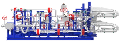 Skid Metering Pemuatan Bawah LNG